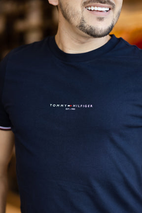 Camiseta Tommy Hilfiger Slim Fit Logo Tipped Tee