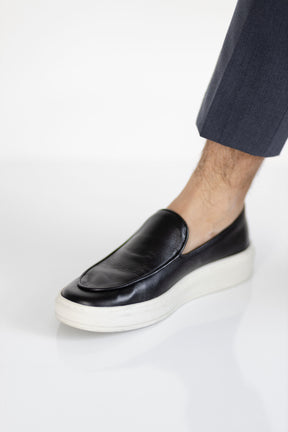 Sapato Loafer Moccasin Preto
