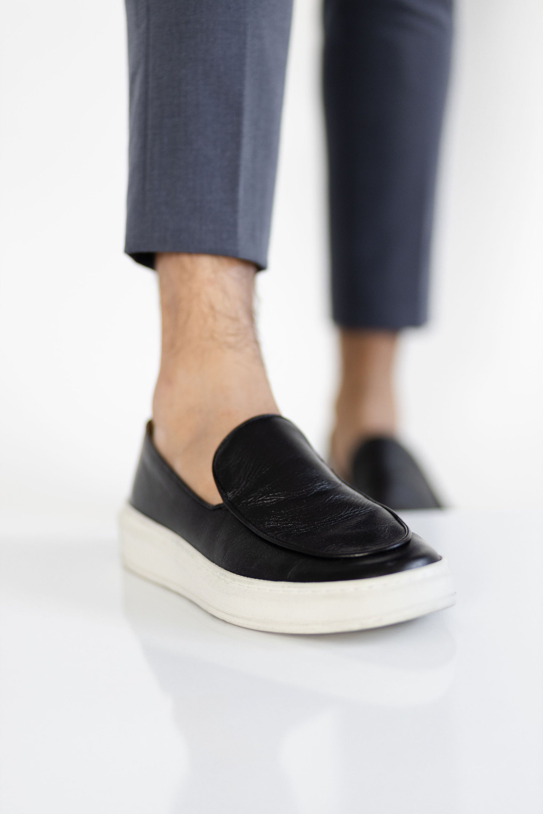 Sapato Loafer Moccasin Preto